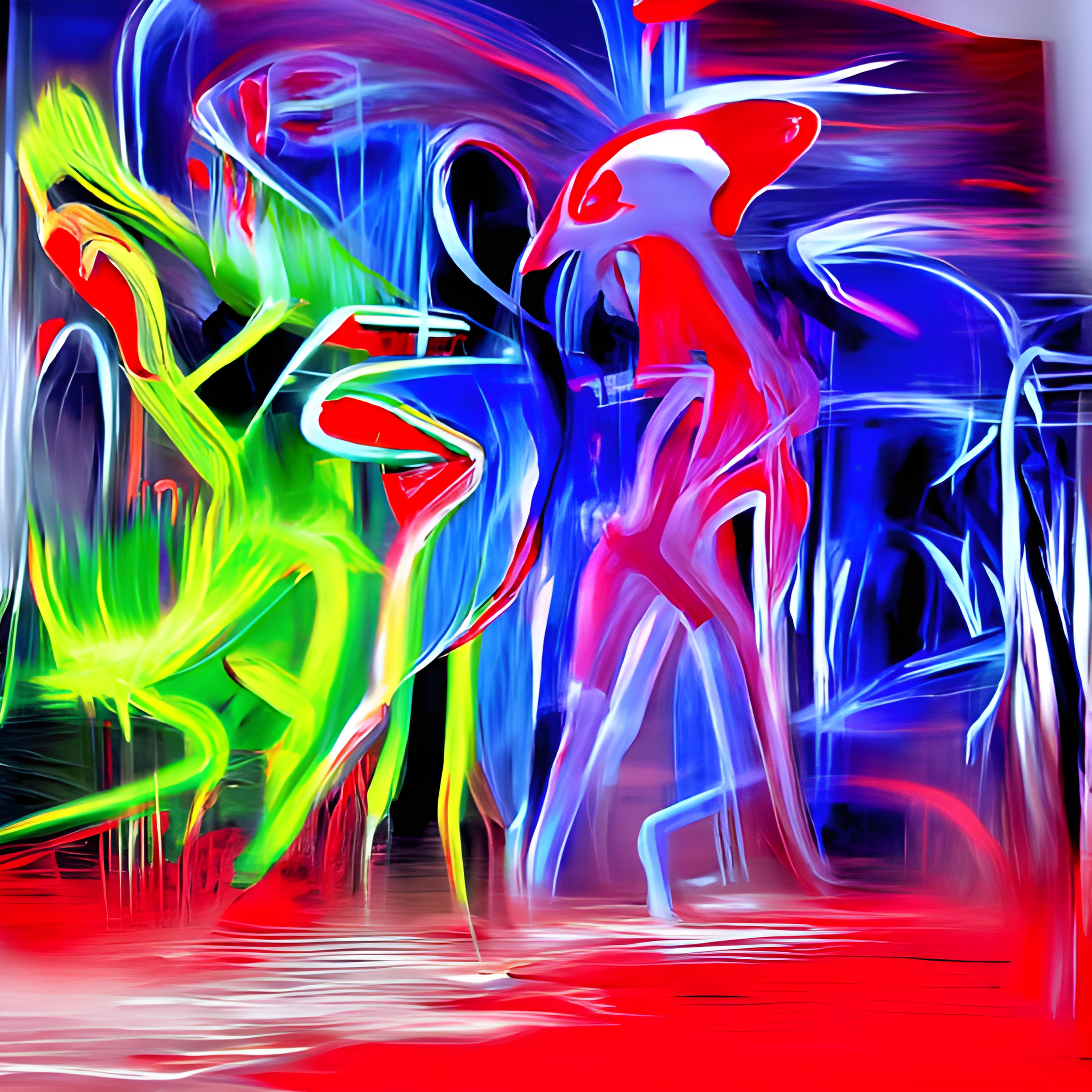 Why is the neon dashing?