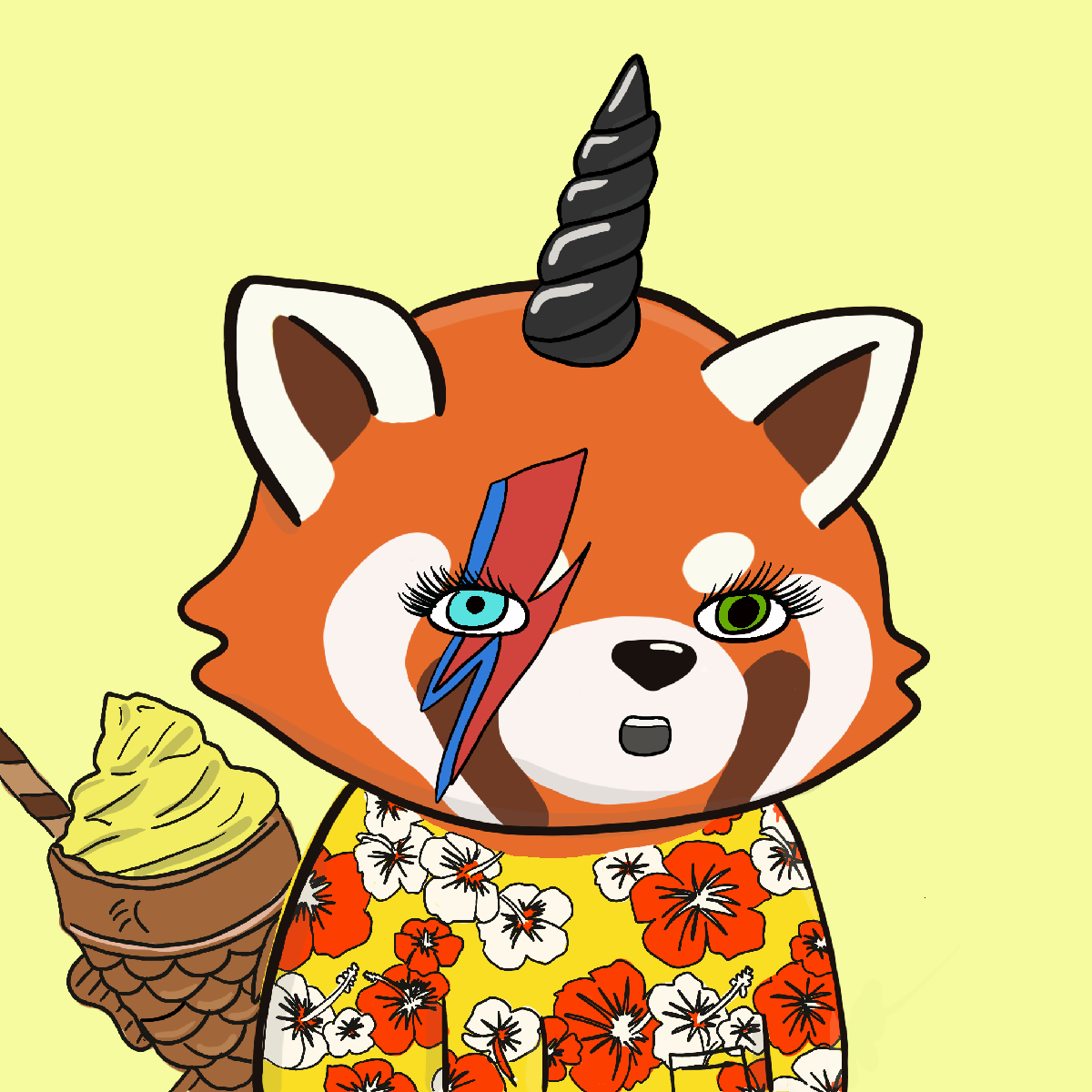 Okay Red Panda #7480
