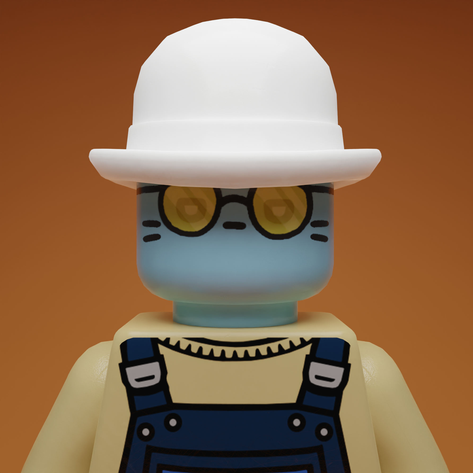 Cat Brick #3822