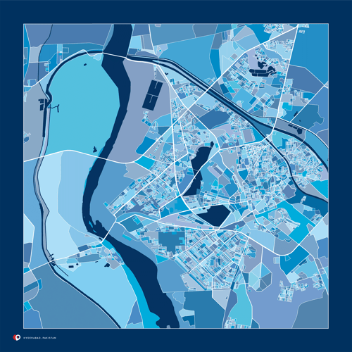 Hyderabad, Pakistan - Sky blue