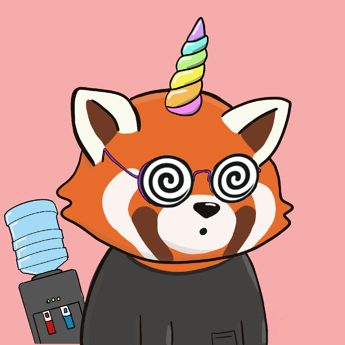 Okay Red Panda #7134