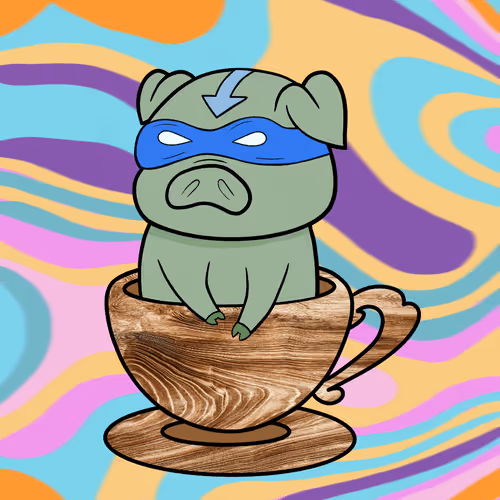 Lucky Teacup Piggy Club #1357