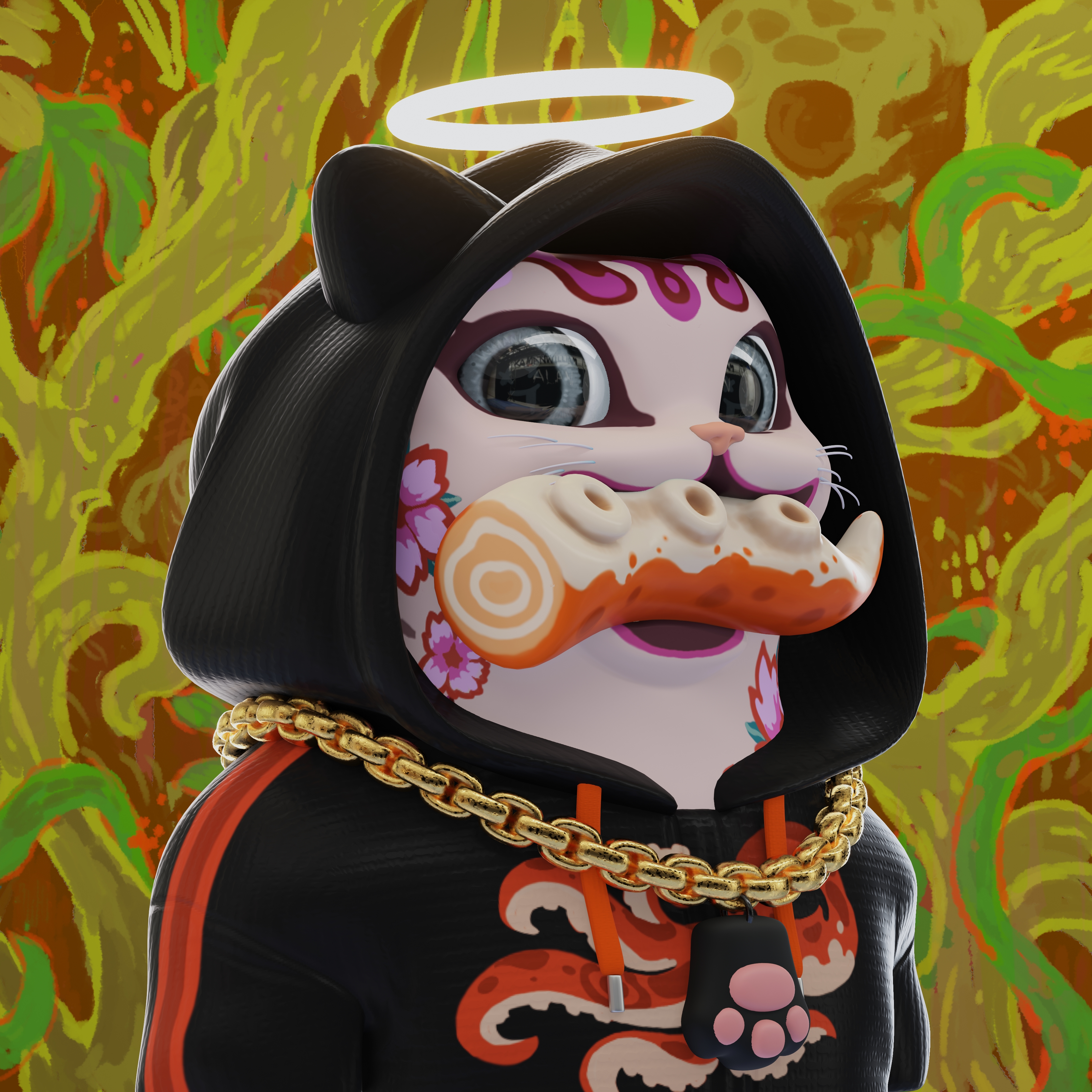 Bad Face Plastic Cats #444