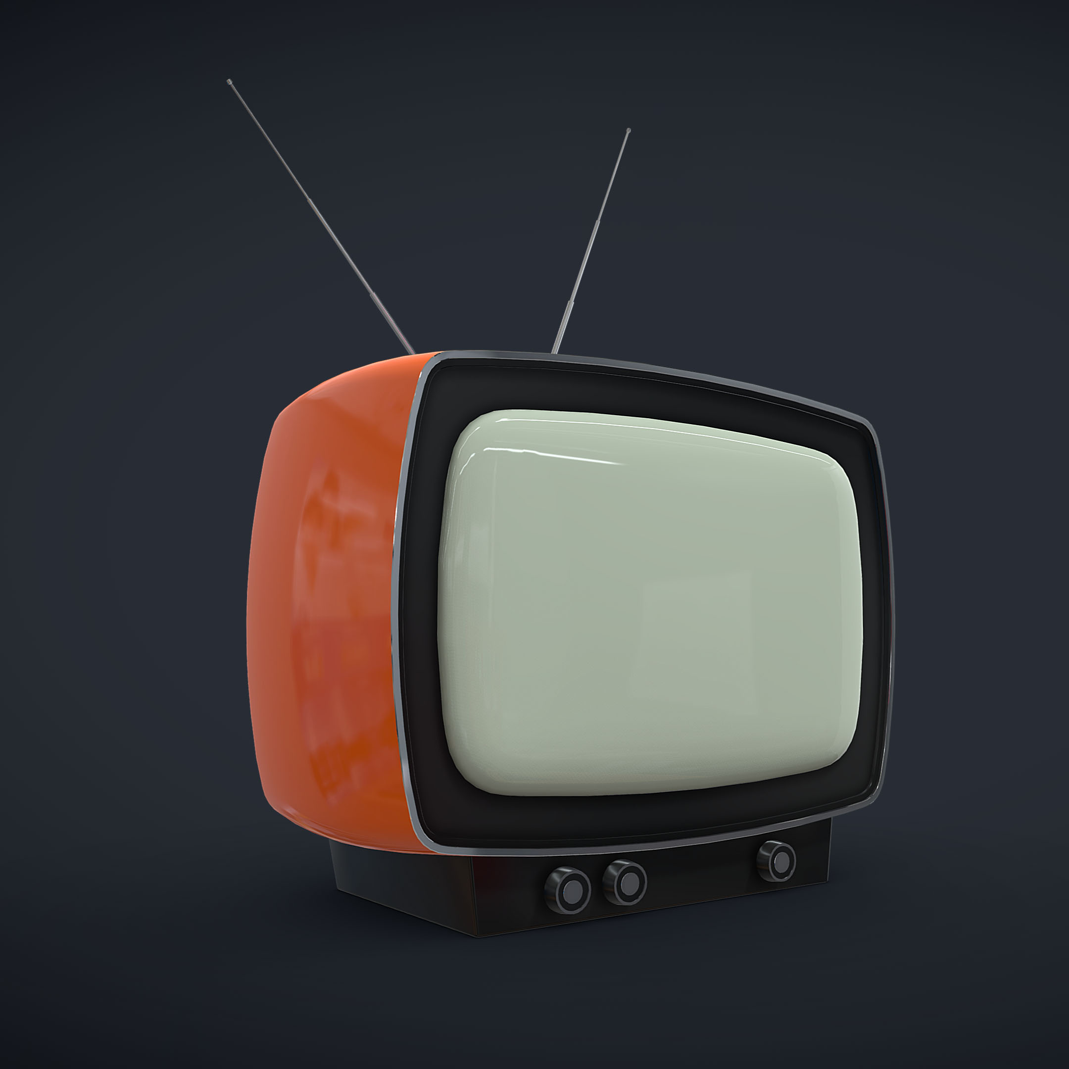 Retro TV 002 Red