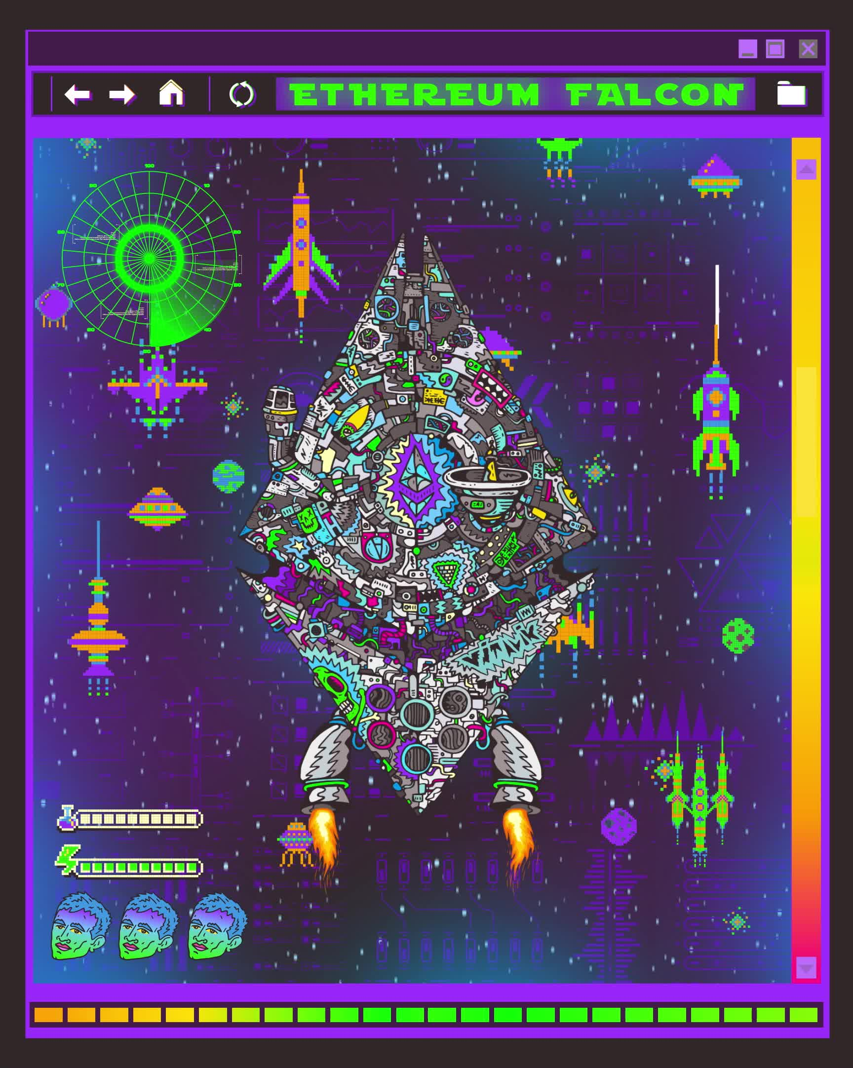 Ethereum Falcon by Young & Sick #158/357