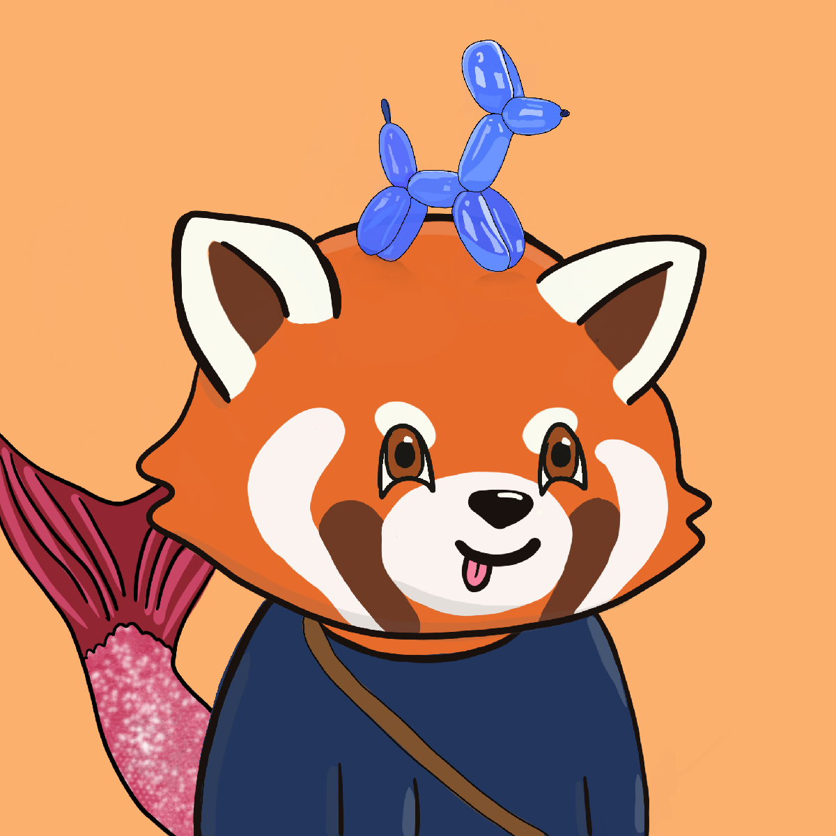 Okay Red Panda #7194