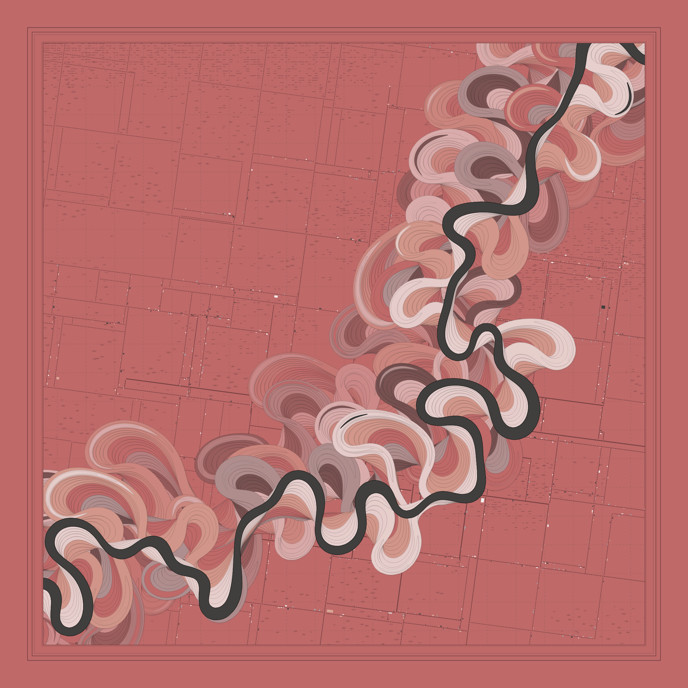 Ancient Courses of Fictional Rivers #37