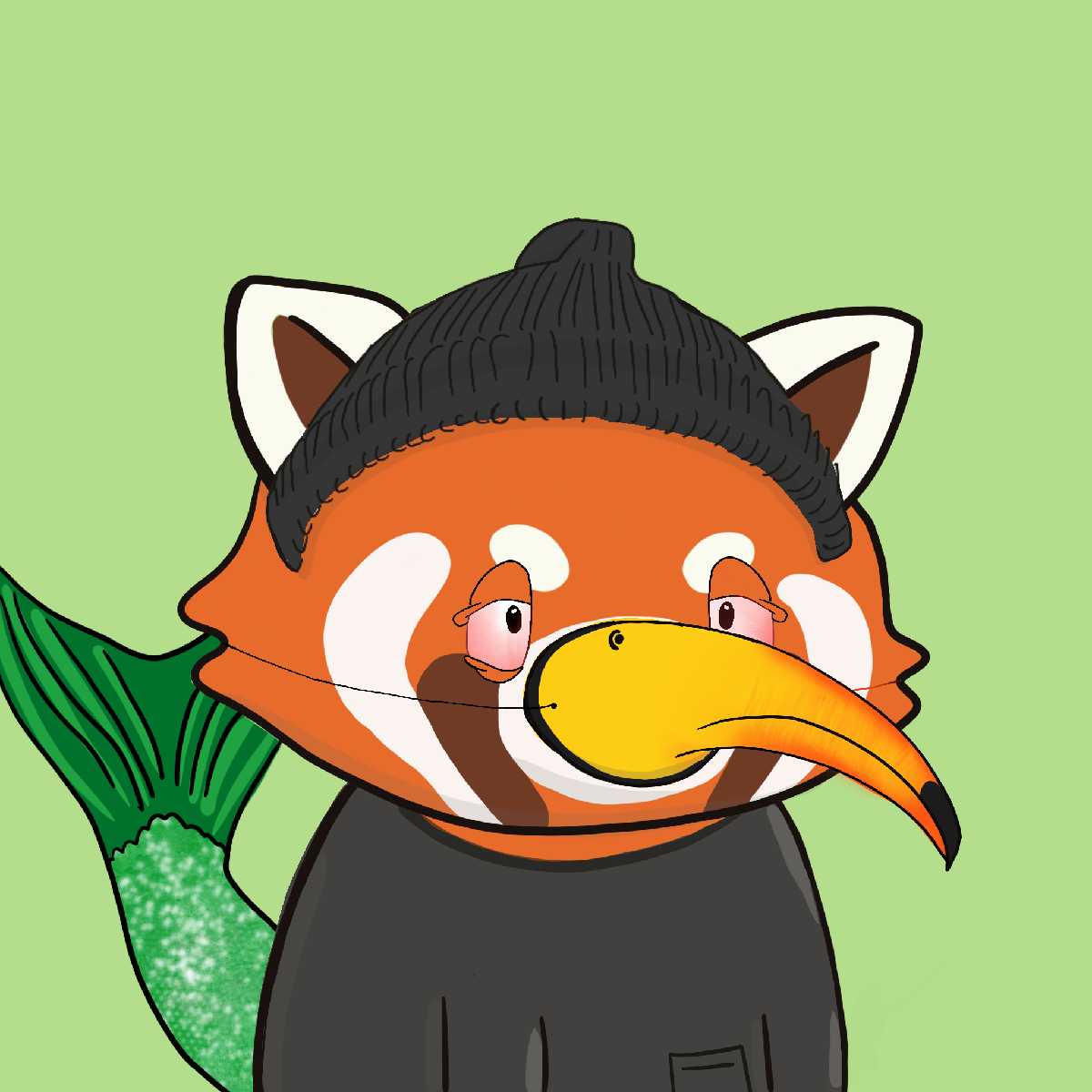 Okay Red Panda #7442