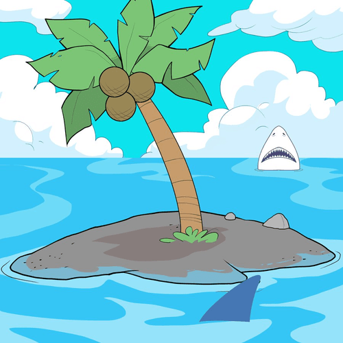 Crooked Palm Tree #1329