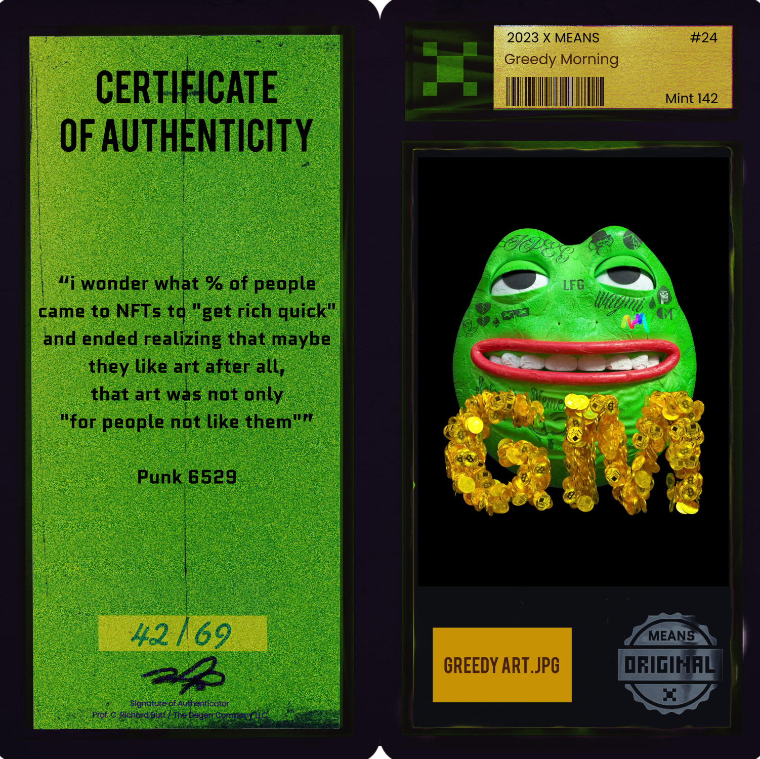 Greedy Art