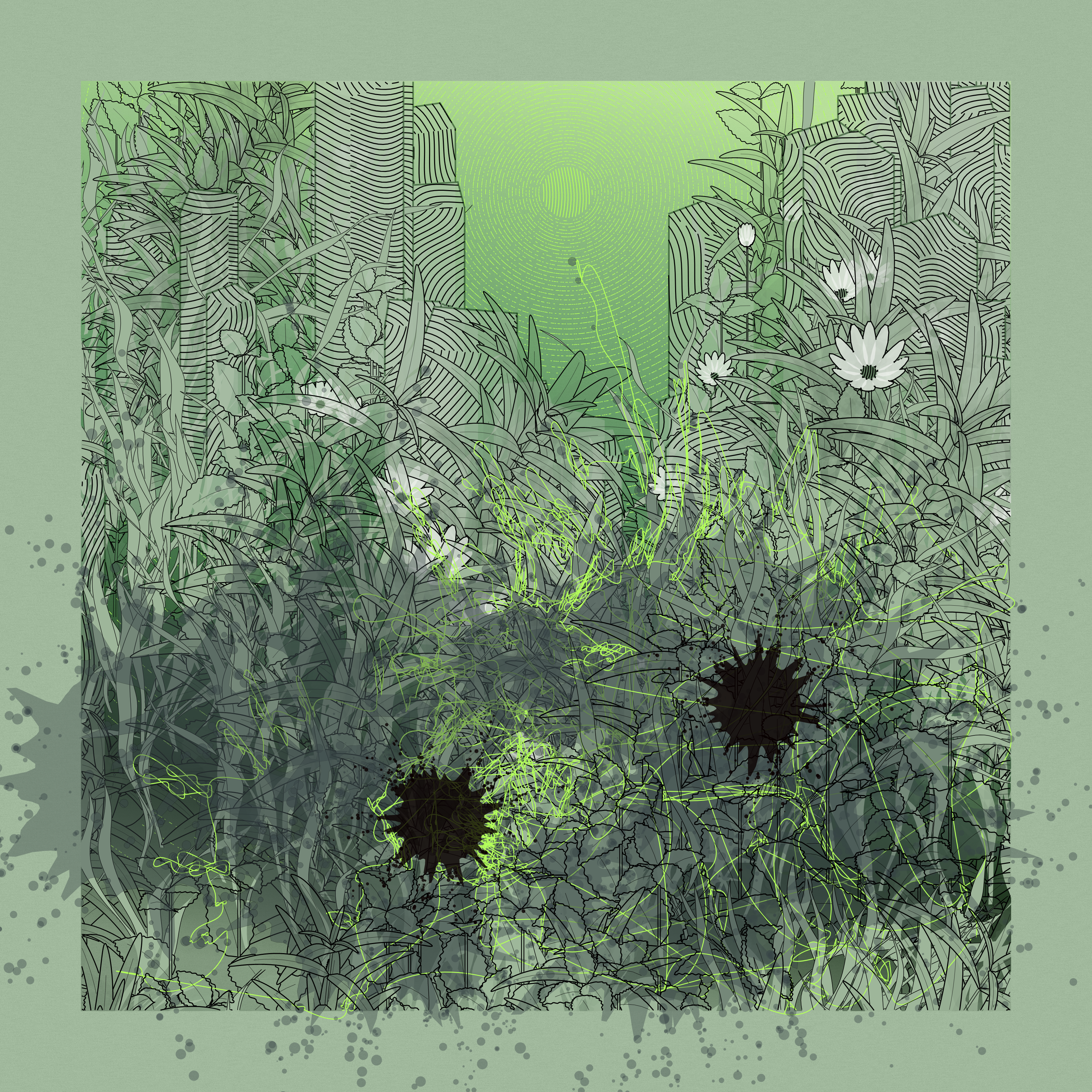Landscape with Carbon Capture #8624