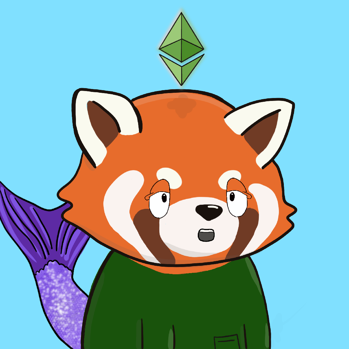 Okay Red Panda #6702