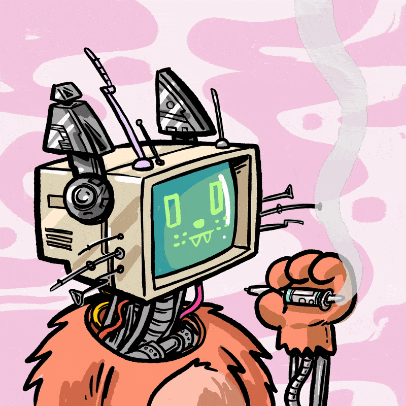 Robo Smokey Kitty