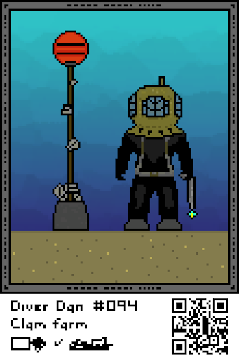 Diver Dan #094 Clam farm