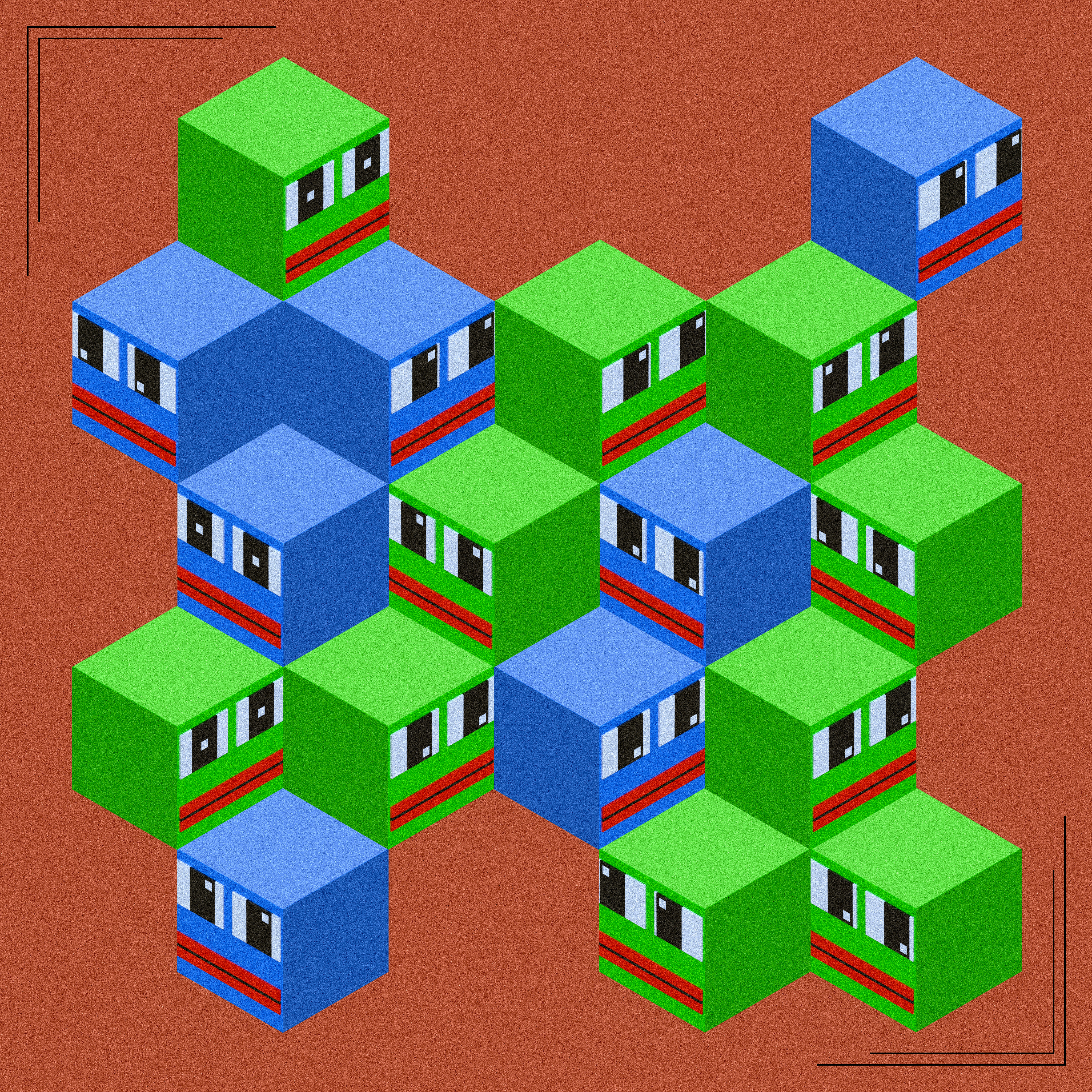 Isometric Pepe #50