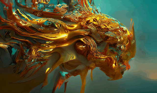 Golden AI Dragon 