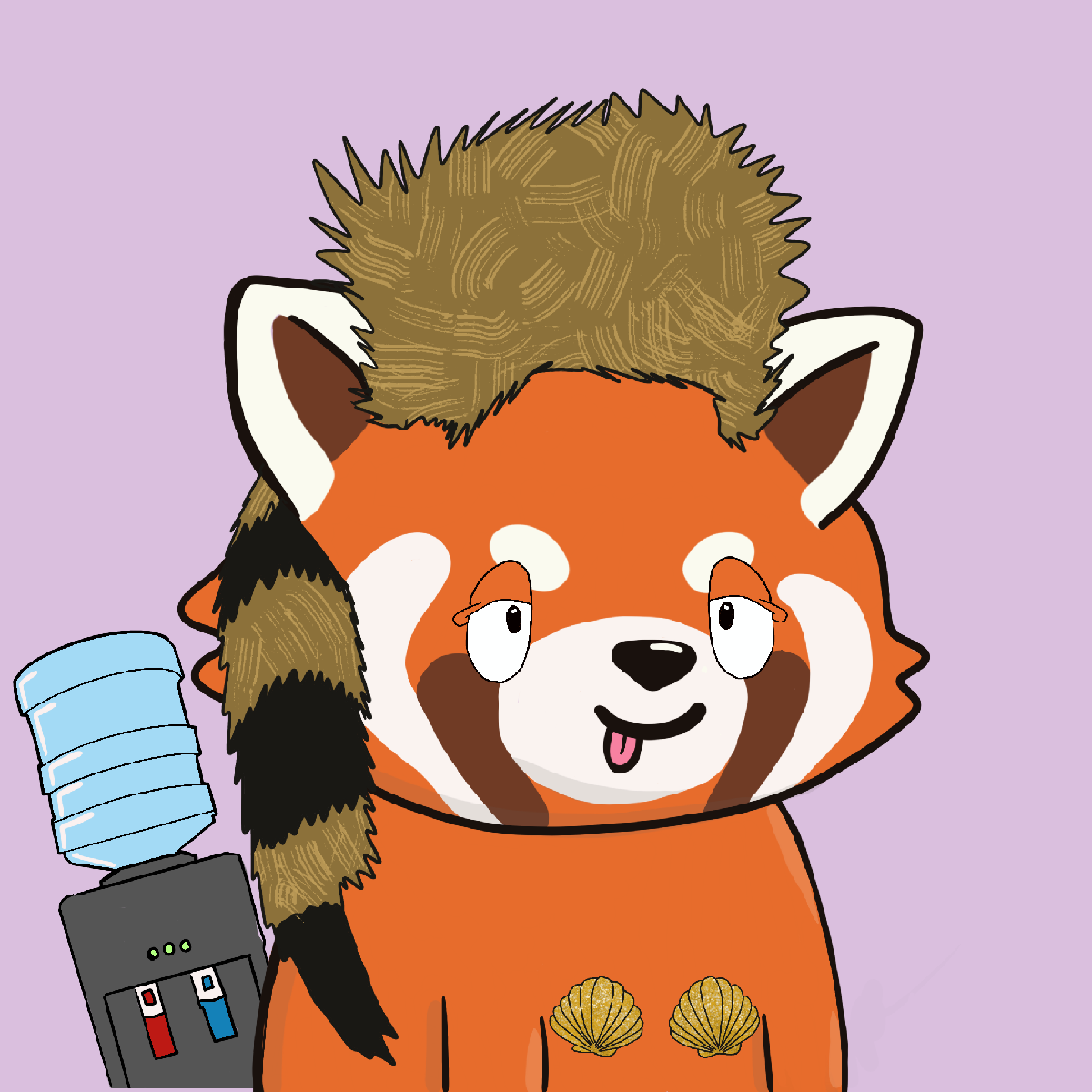 Okay Red Panda #7463