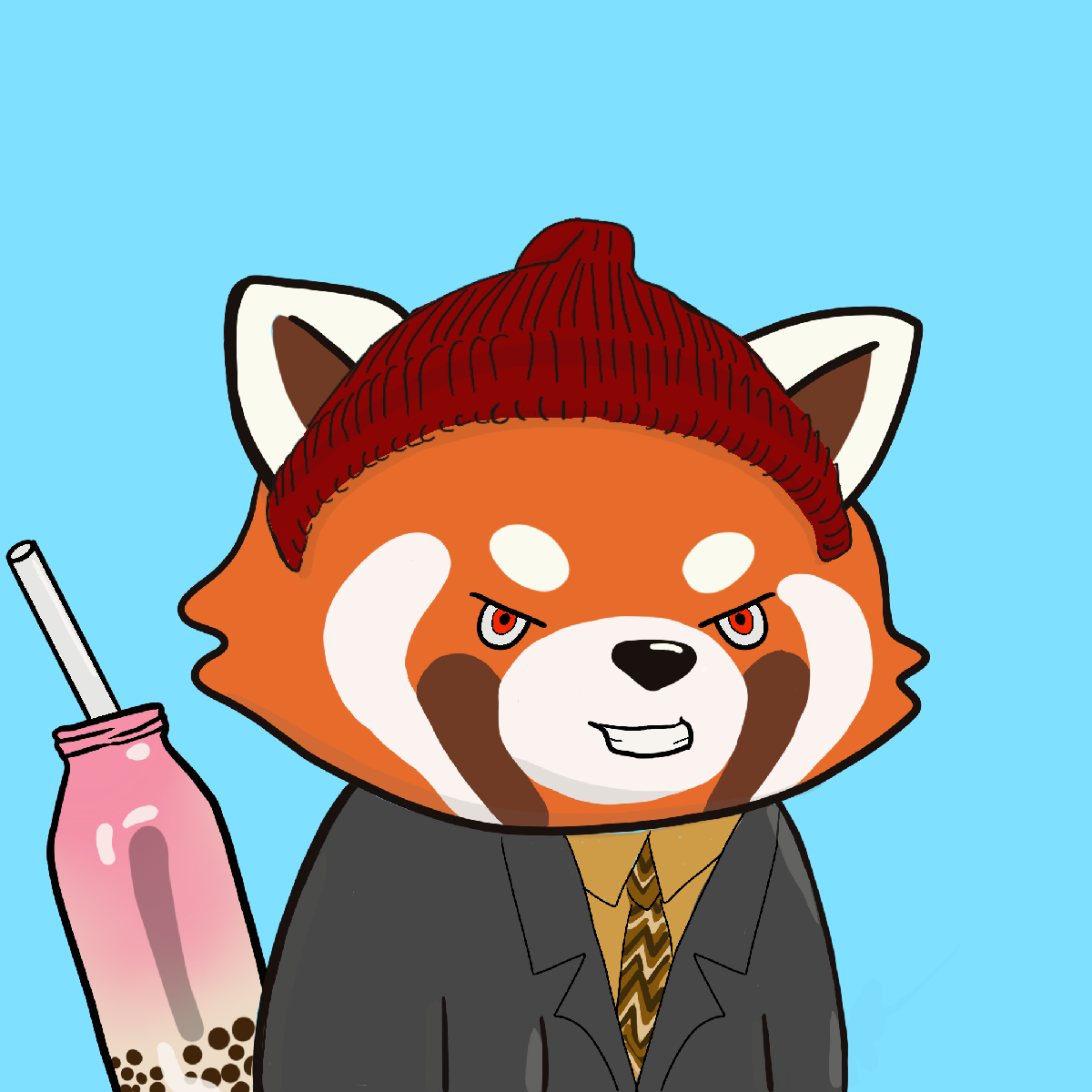 Okay Red Panda #7094