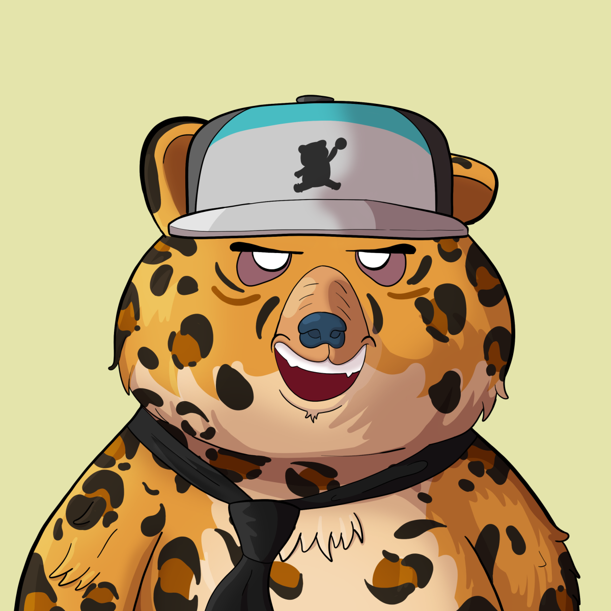 #863 • Shaggy Gooey Spotty Bear