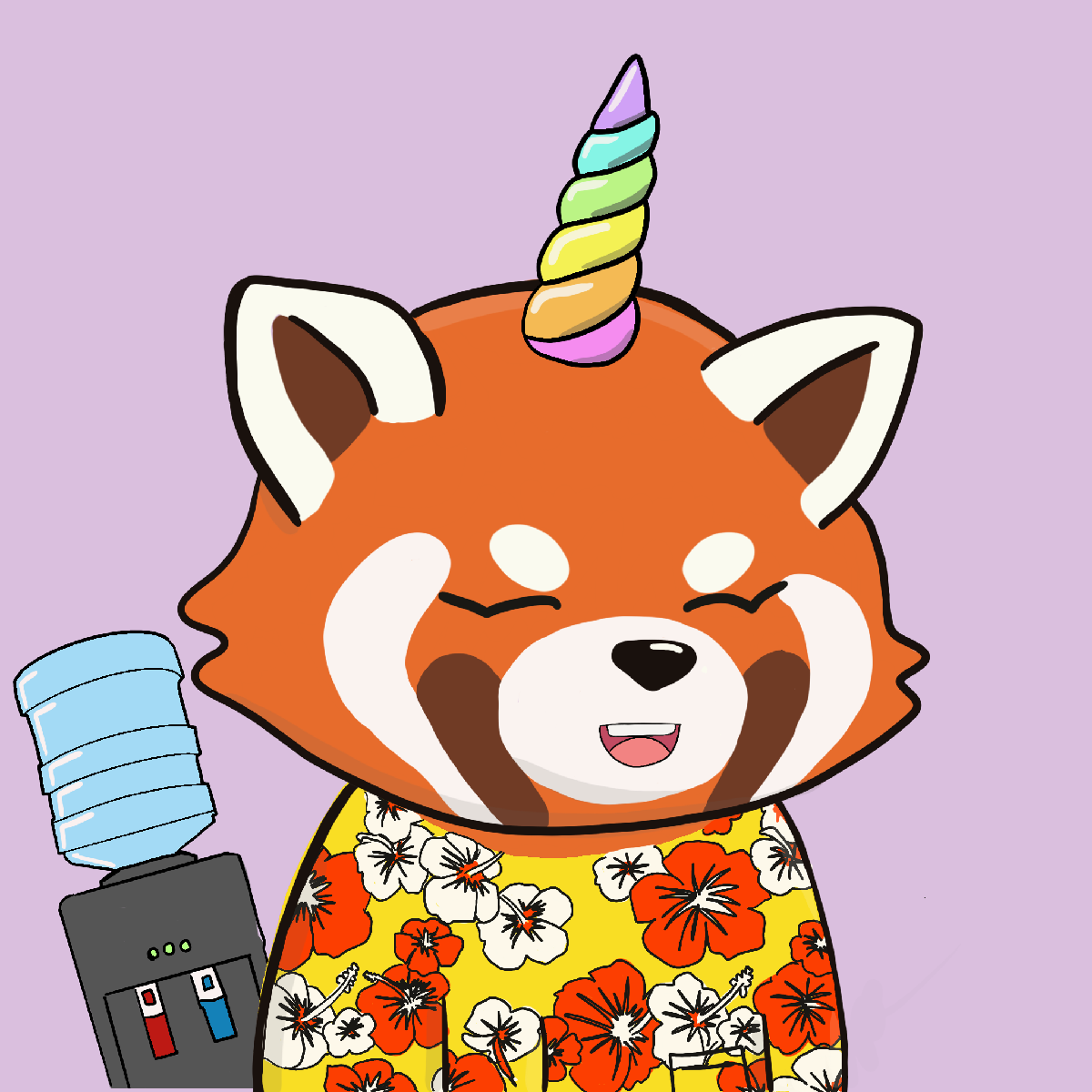 Okay Red Panda #7262