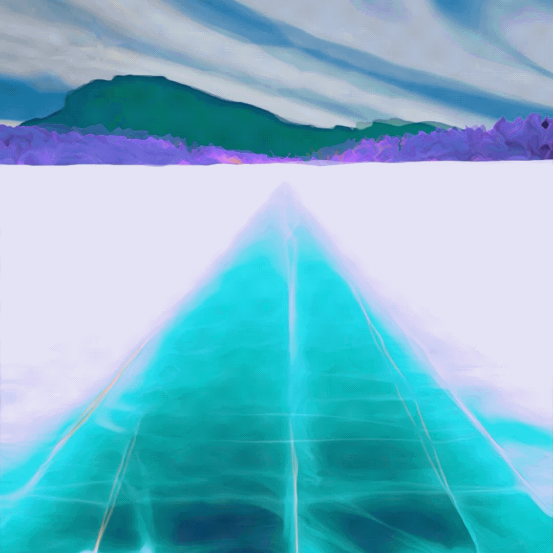 Generated Glitch Landscape #6