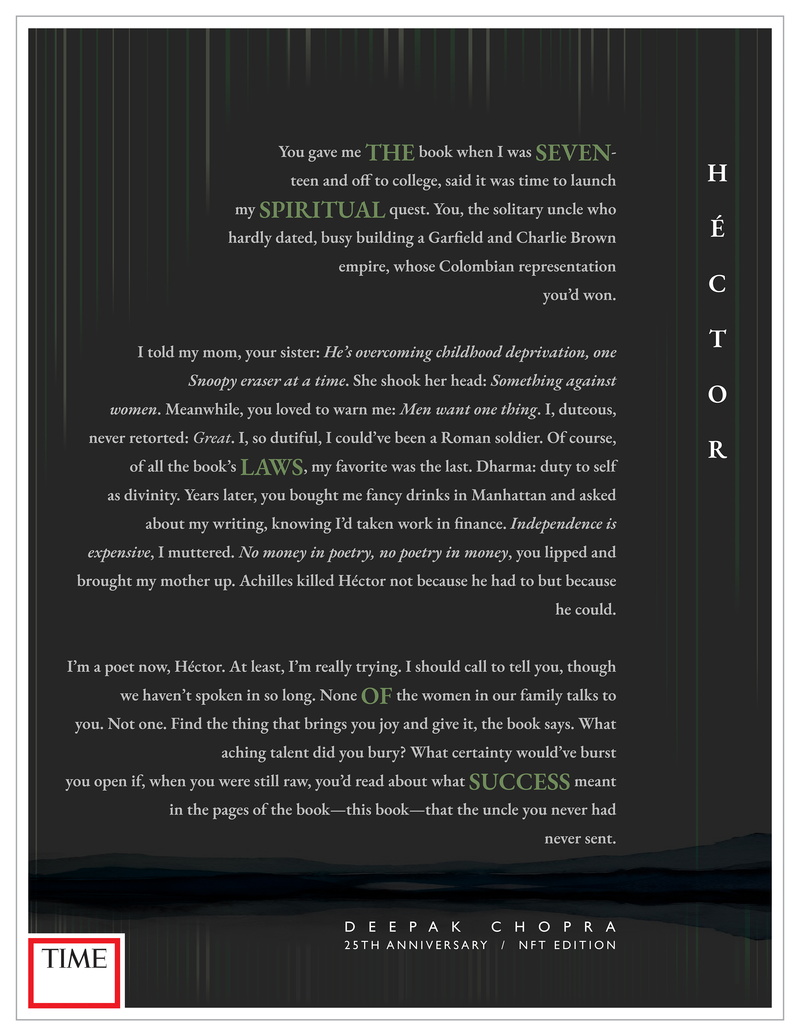 The Seven Spiritual Laws of Success | Cover by Ana Maria Caballero