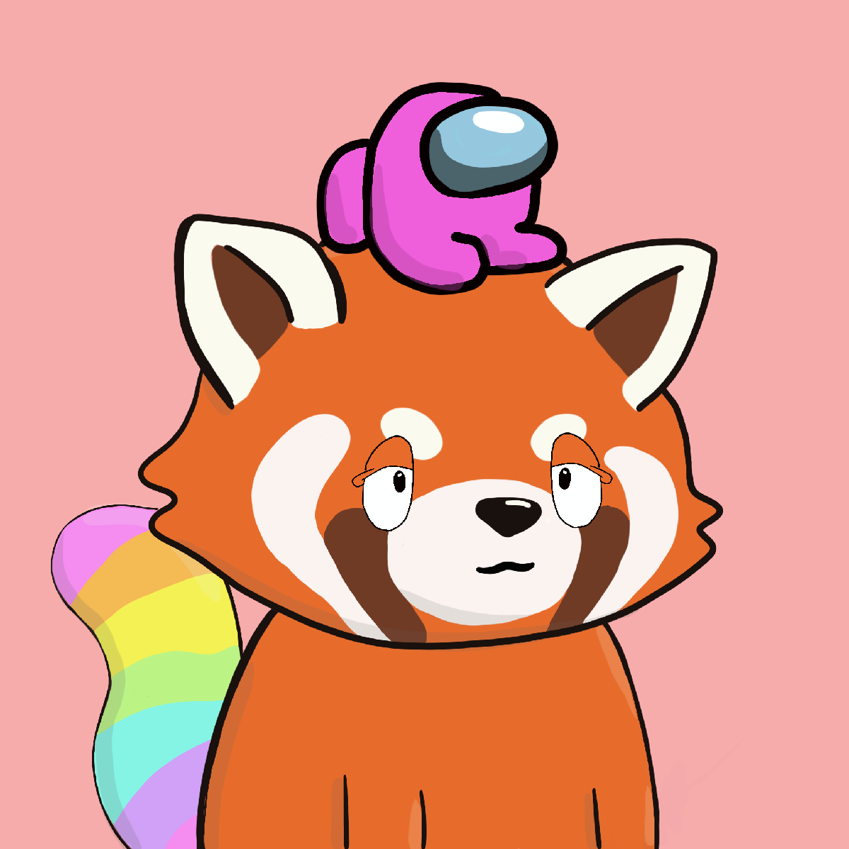 Okay Red Panda #7486