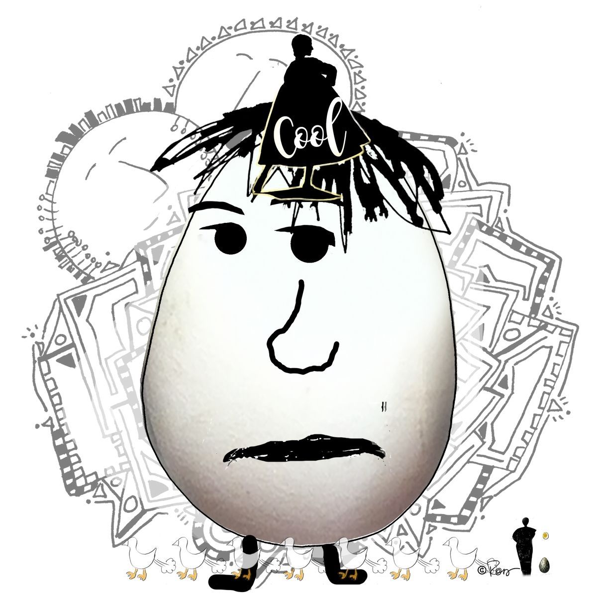 #928 : BeCool : EGGs by Karrie Ross
