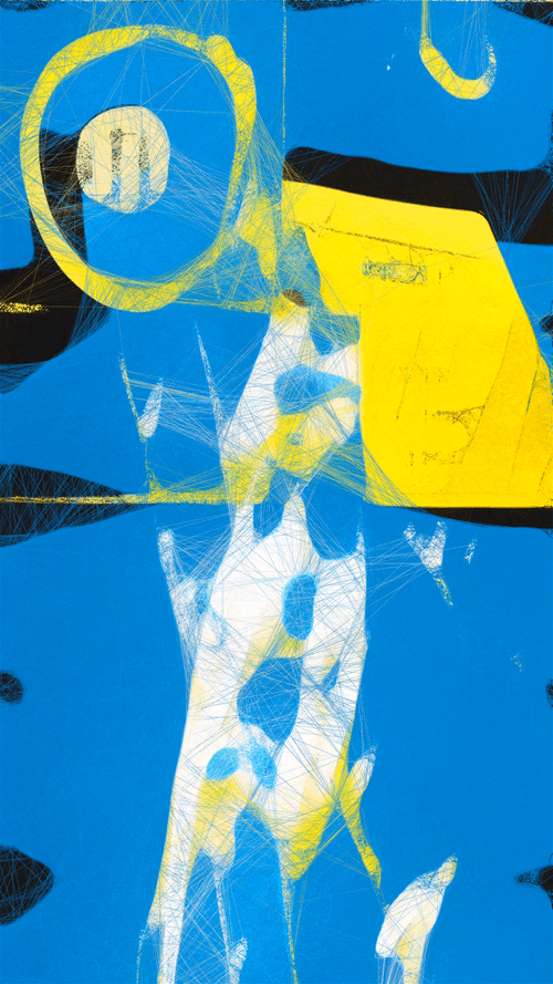 Unsupervised — Machine Hallucinations — MoMA Dreams — C #95