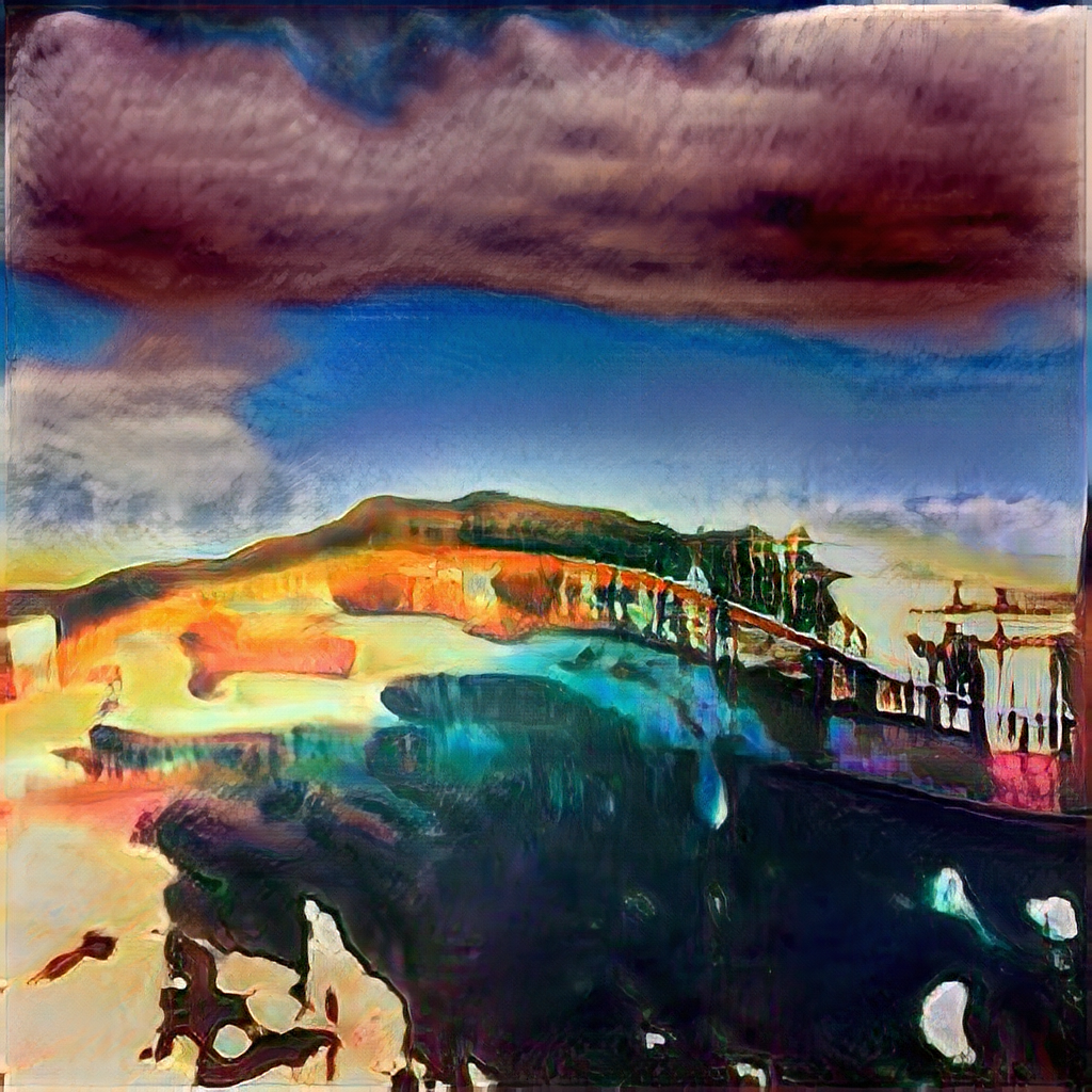 Dalí x O'Keeffe AI #5