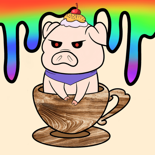 Lucky Teacup Piggy Club #1361