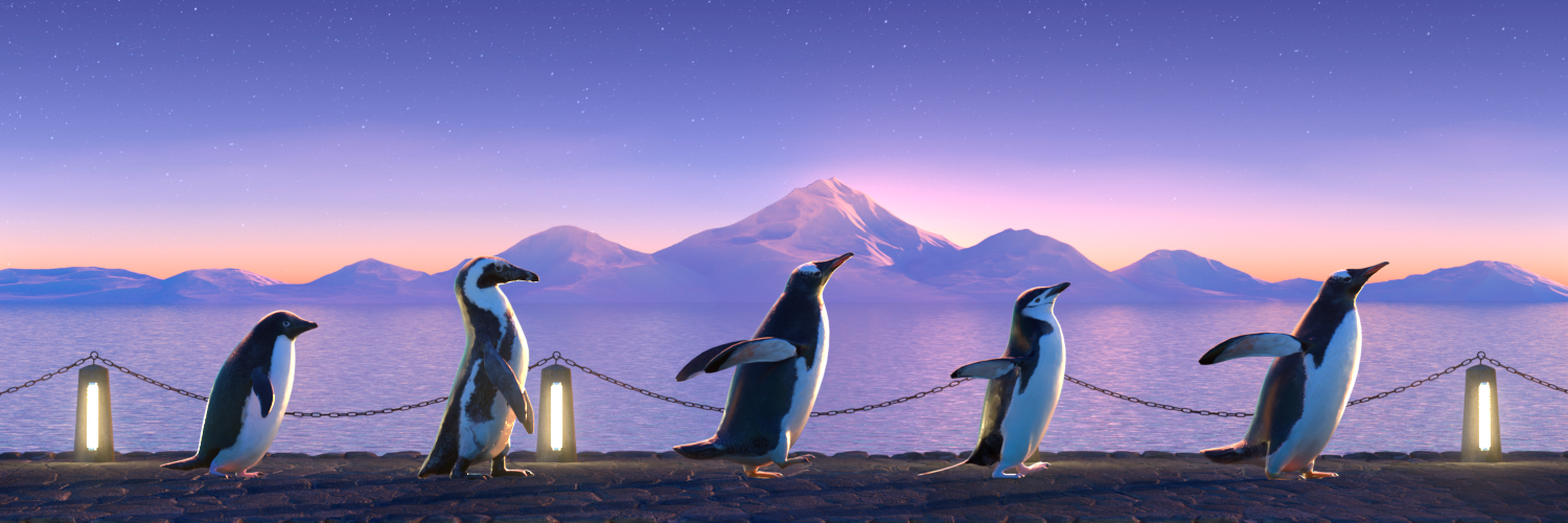 Five Penguins #1446