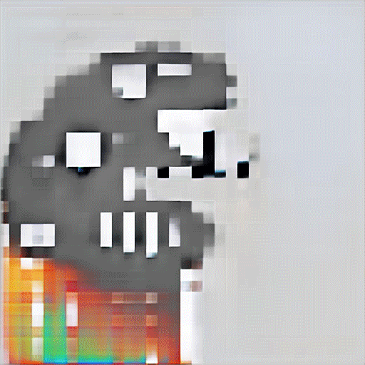 Silver skullGAN (64/128)