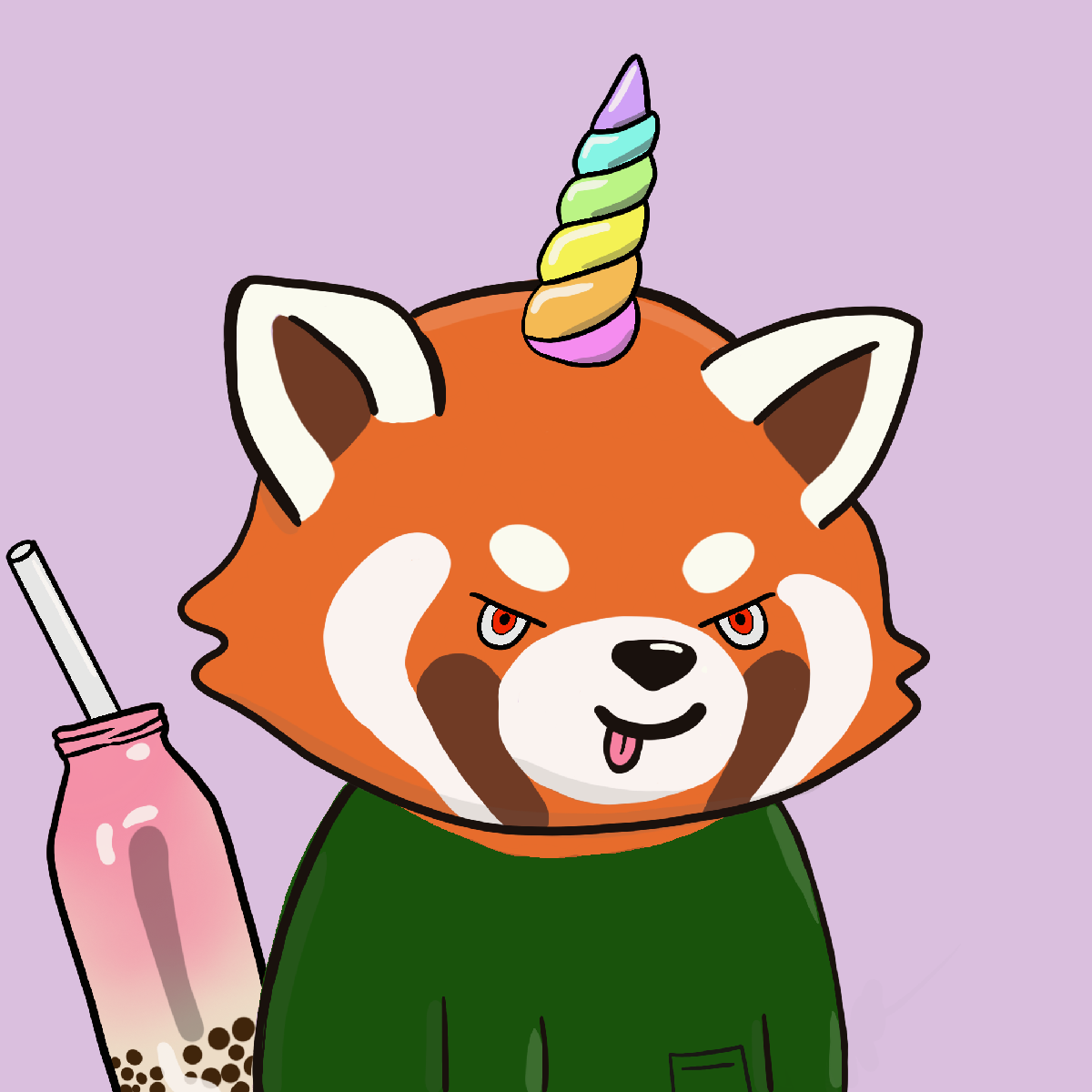 Okay Red Panda #7447