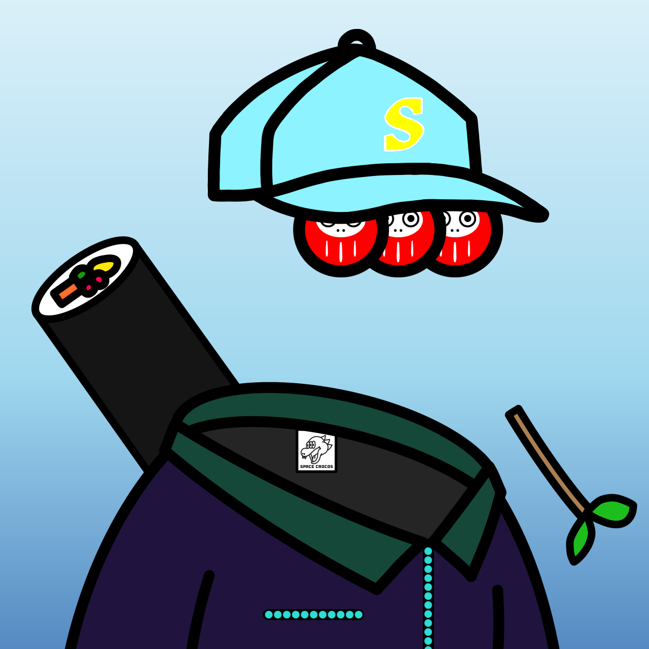 SPACE CROCOS#9611