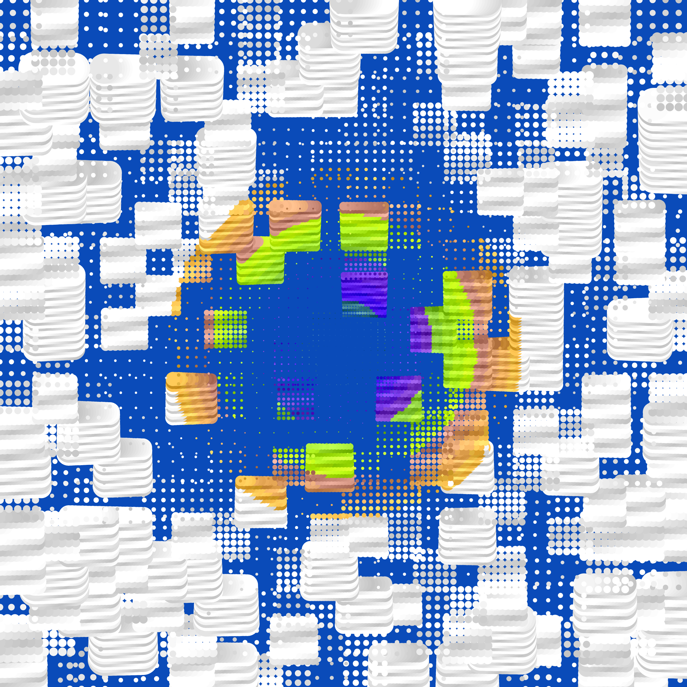 Dot Matrix Gradient Study #390