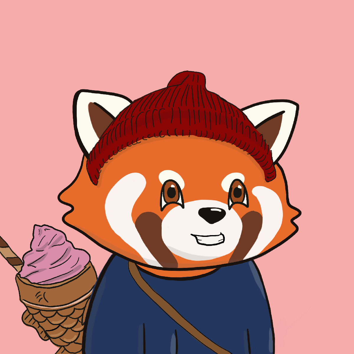 Okay Red Panda #6635