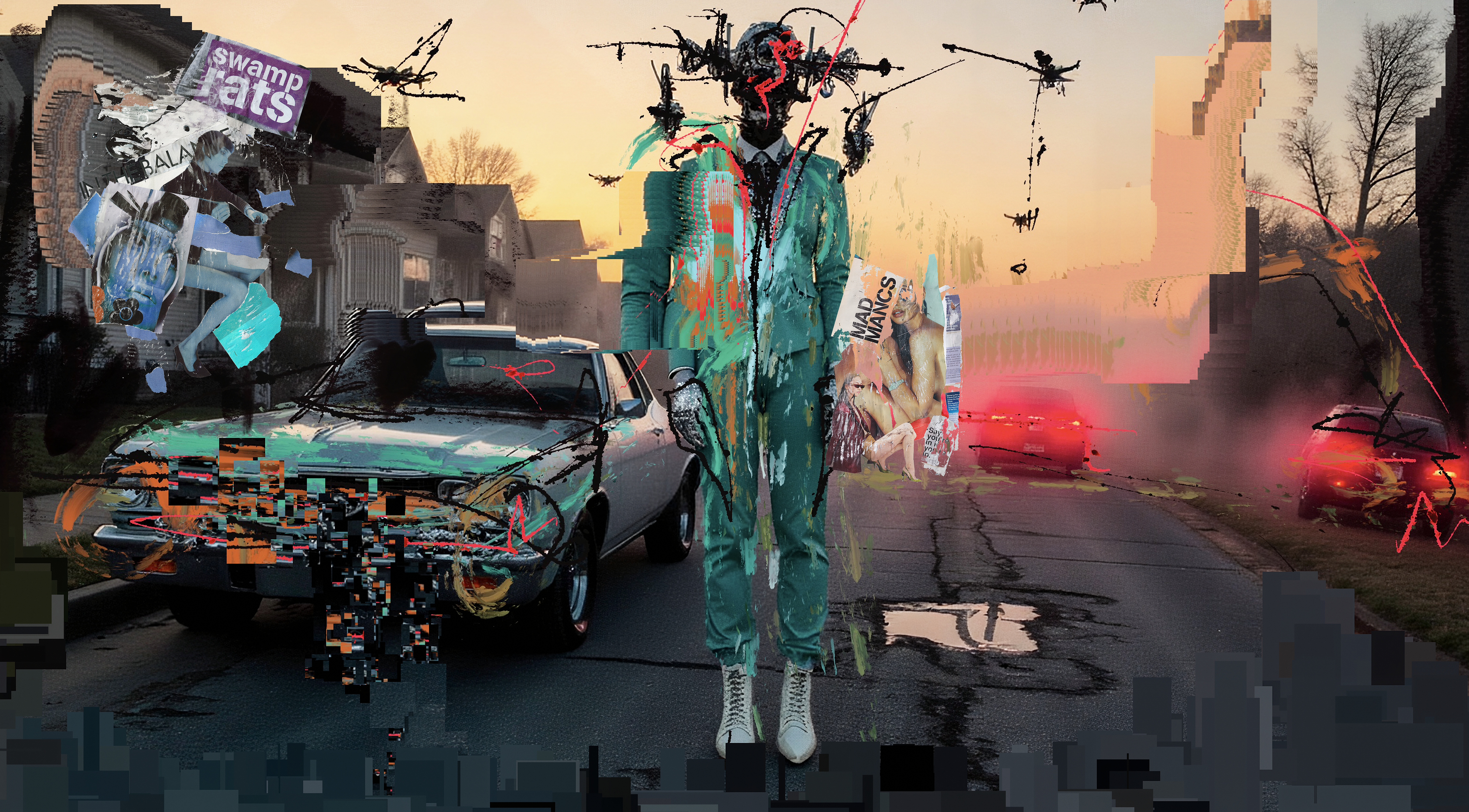 DRONE ANT MAN — Miss AL Simpson, Scottish cryptoartist