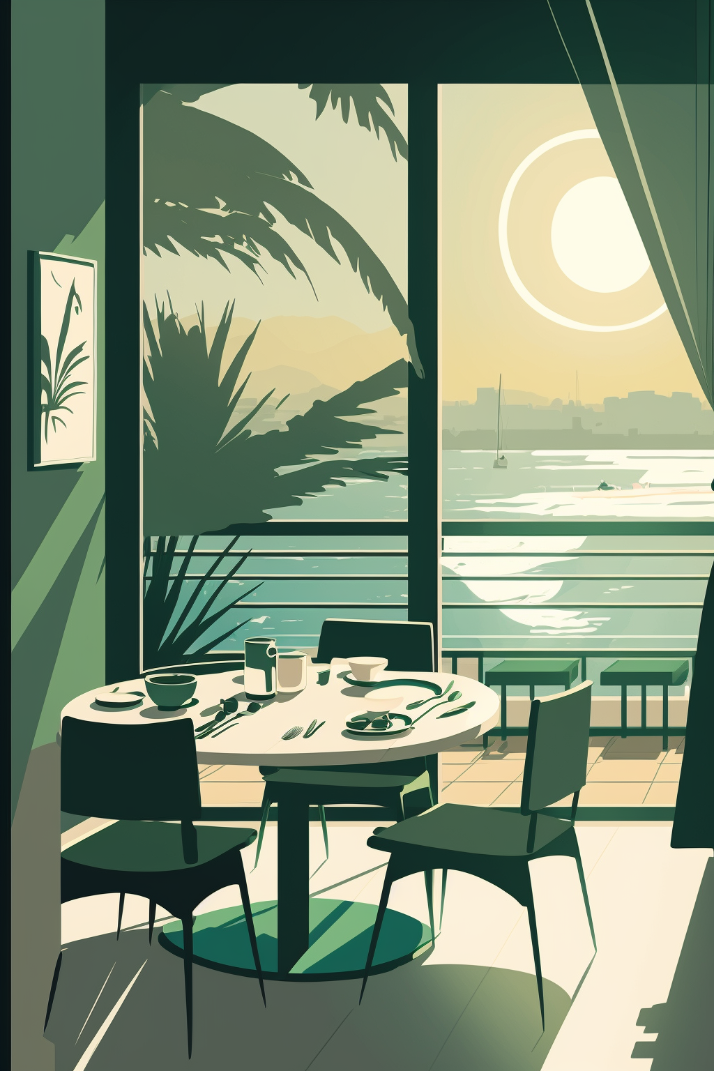 Morning in paradise