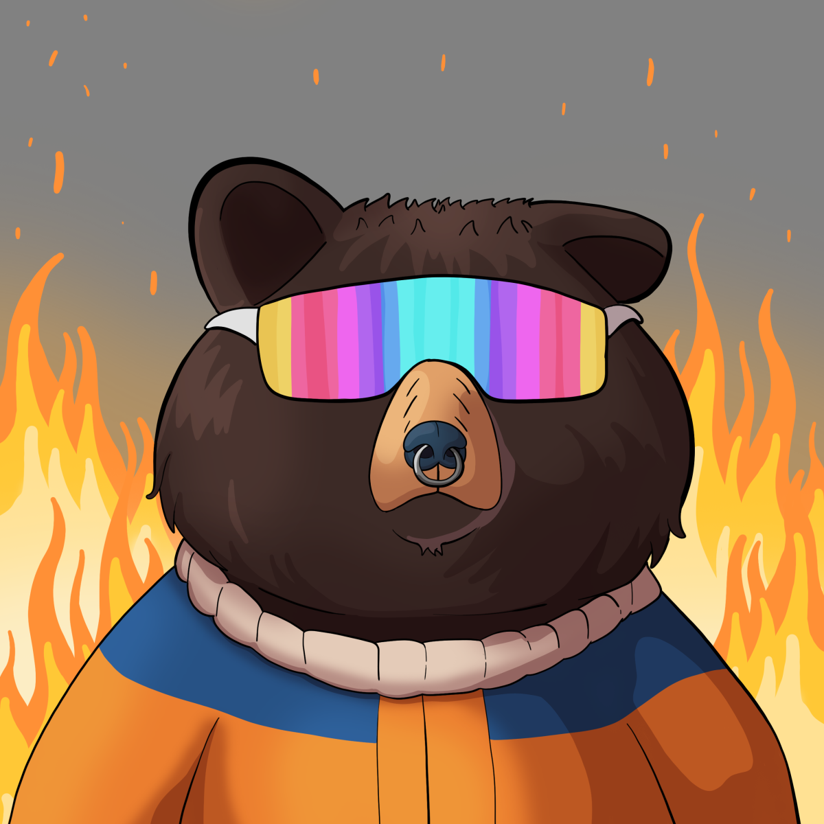 #3525 • Sandy Bruiser Dark Bear