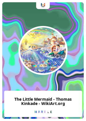 The Little Mermaid - Thomas Kinkade - WikiArt.org