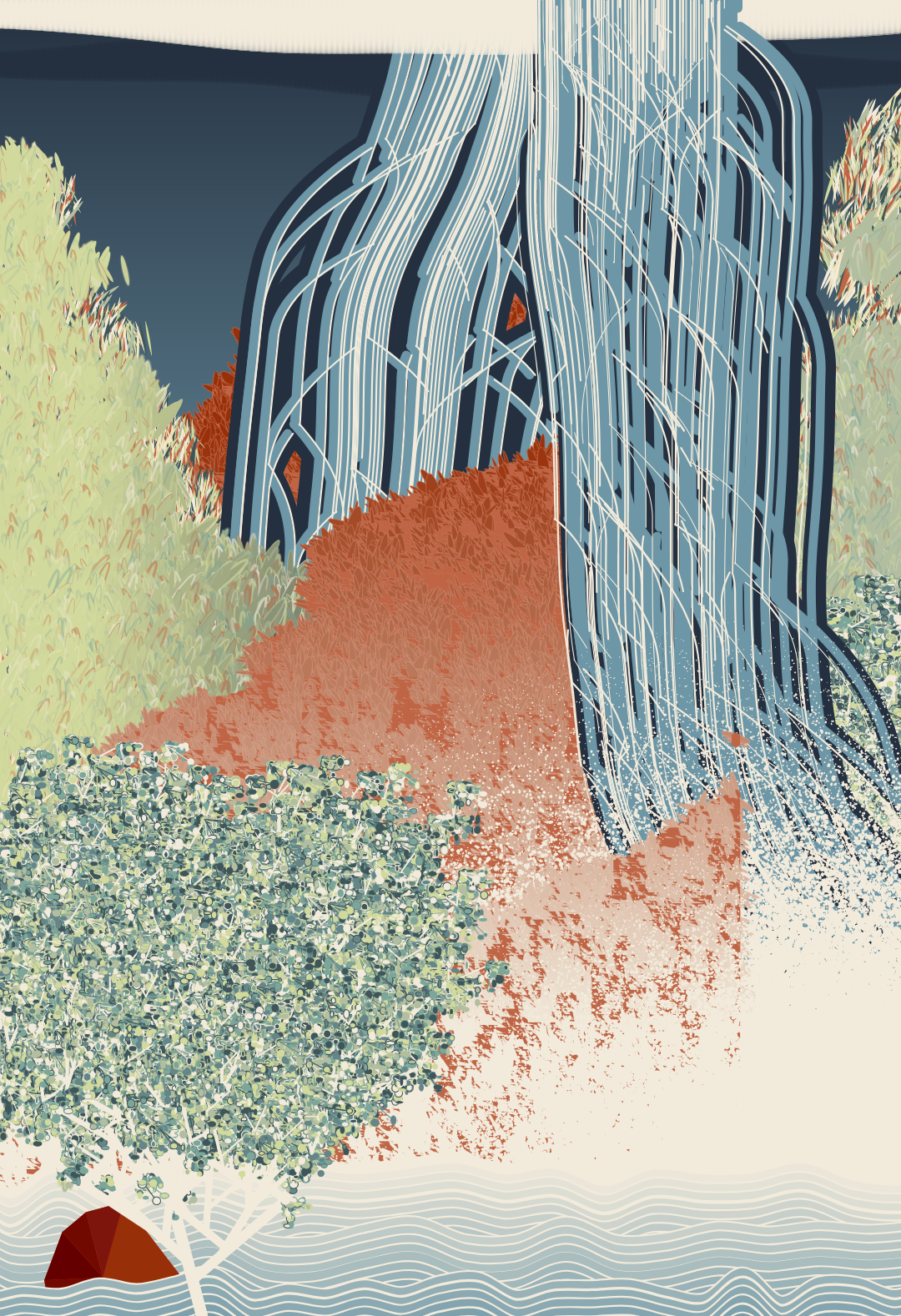 LACMA: ROTF Vol. 2 Monica Rizzolli A Tour of Hypothetical Waterfalls #60