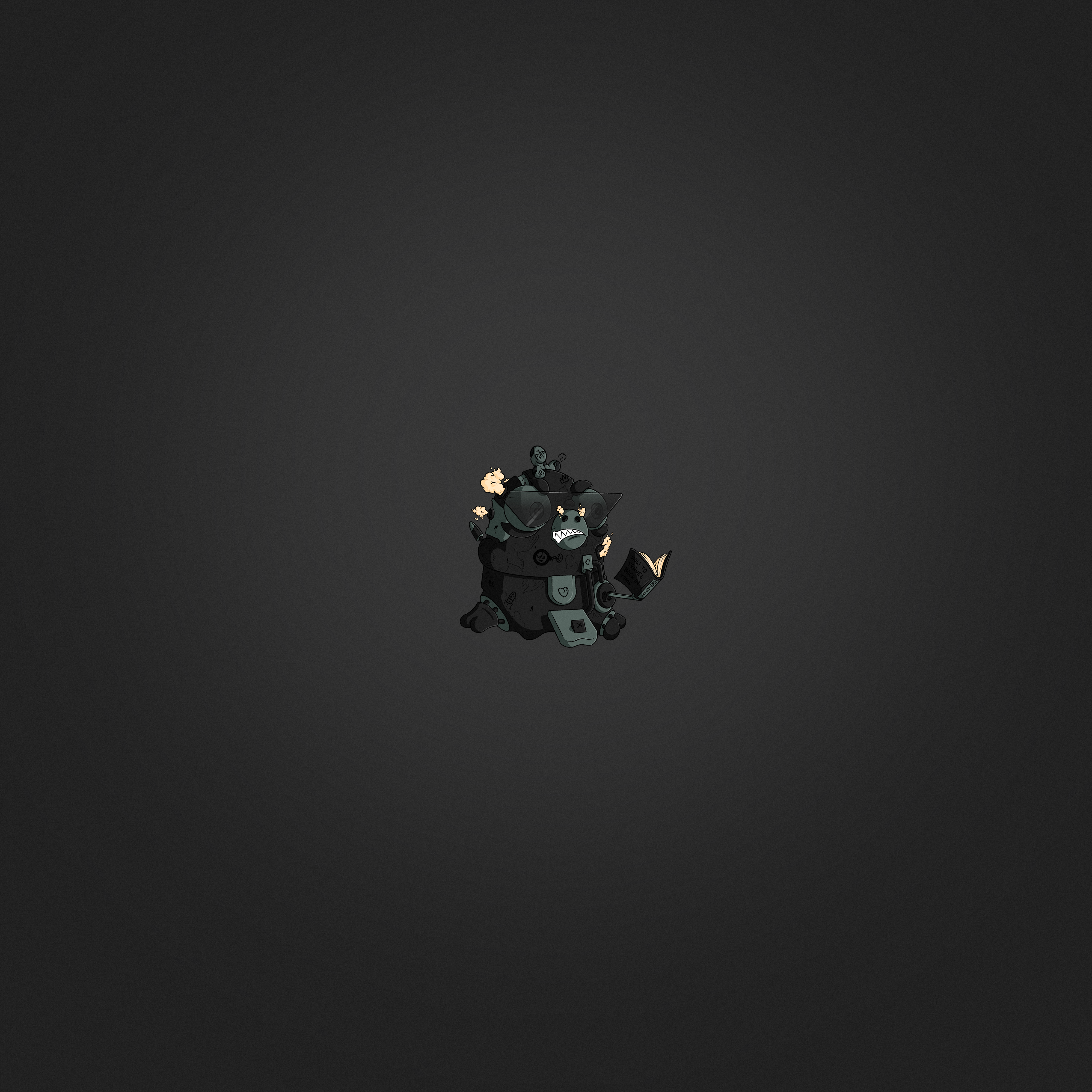 Squabble Heads: Black Plant
