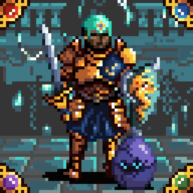 Exalted Champion Presta of the Viridian Spring