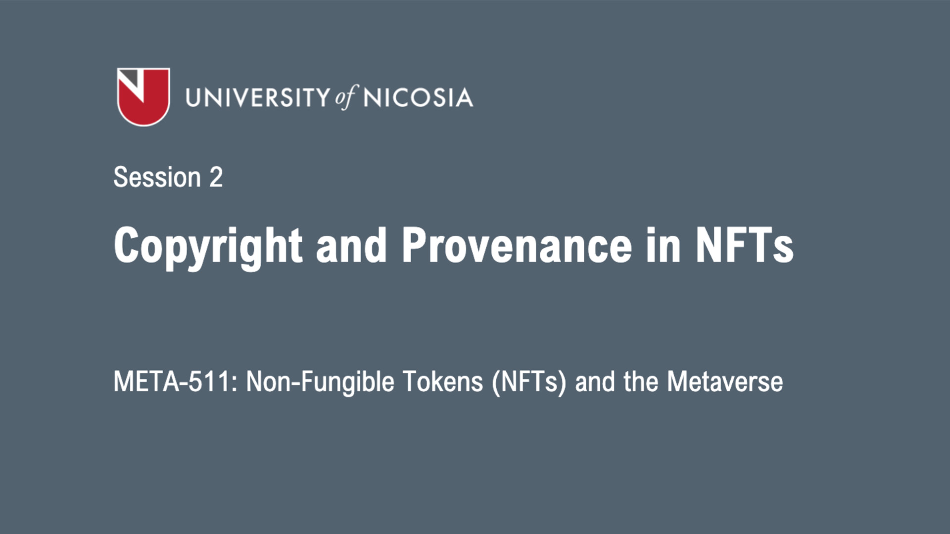 PDF: Copyright and provenance in NFTs