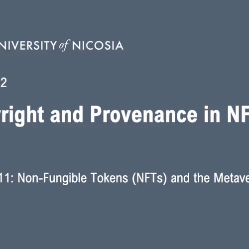 PDF: Copyright and provenance in NFTs