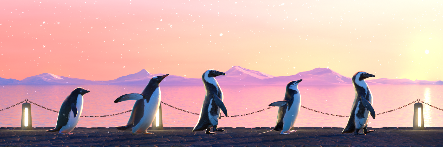 Five Penguins #1449