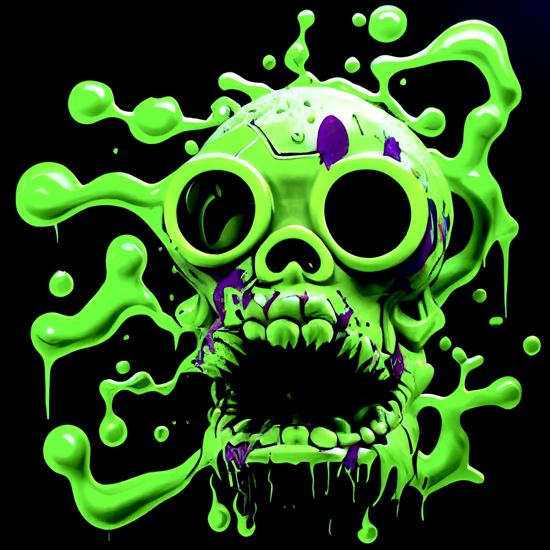 Green Drip Zombie