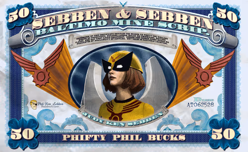 Adultswim's Birdgirl - Phifty Phil Bucks