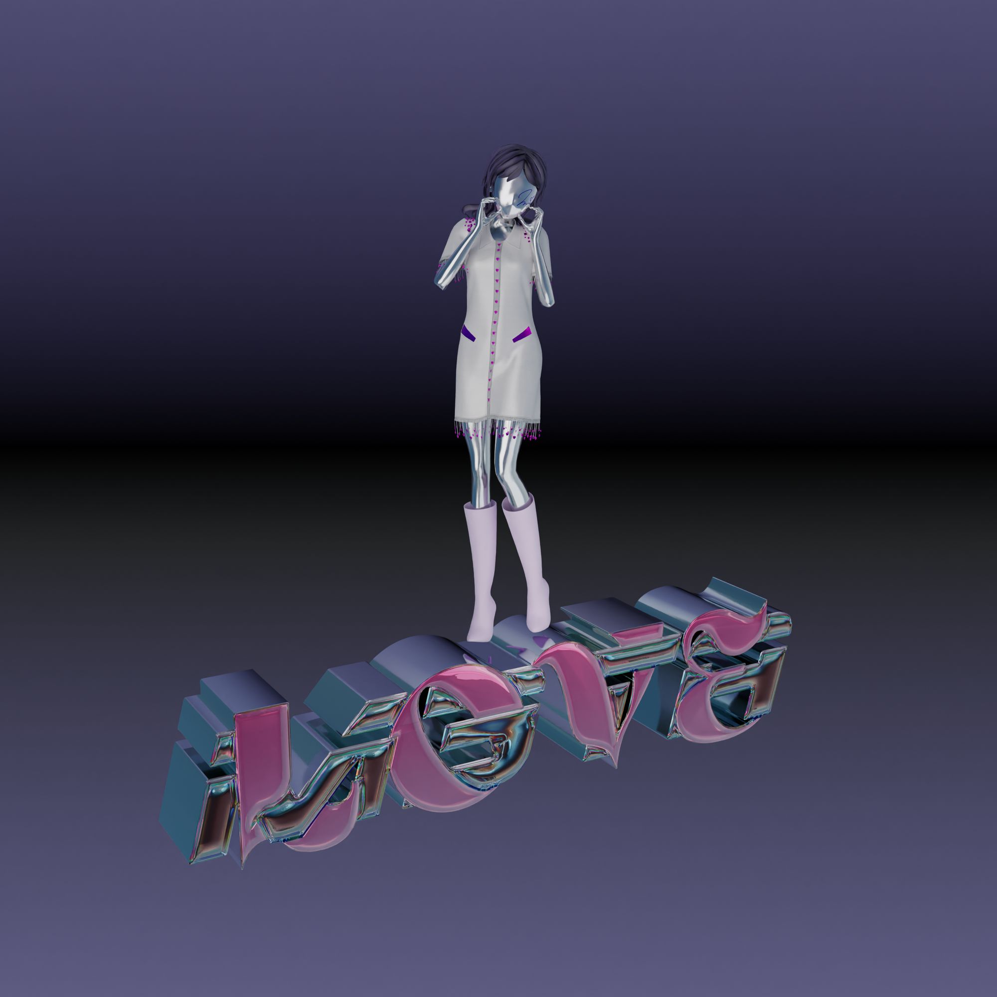 LIGHTSUM Hina M3TALOVE Rare Outfit by Weinsanto #002